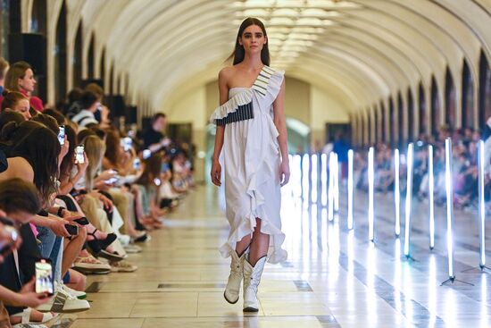 Russia Moscow Fashion Week Metro
