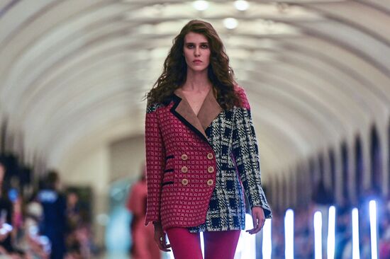 Russia Moscow Fashion Week Metro