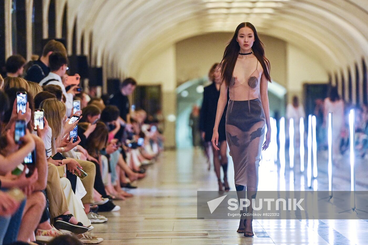 Russia Moscow Fashion Week Metro