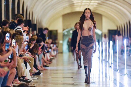 Russia Moscow Fashion Week Metro