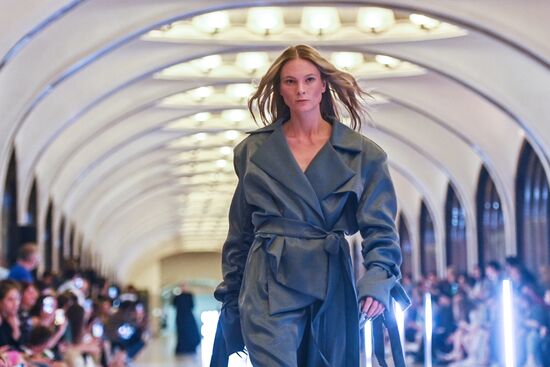 Russia Moscow Fashion Week Metro
