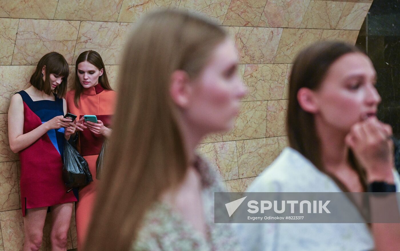 Russia Moscow Fashion Week Metro