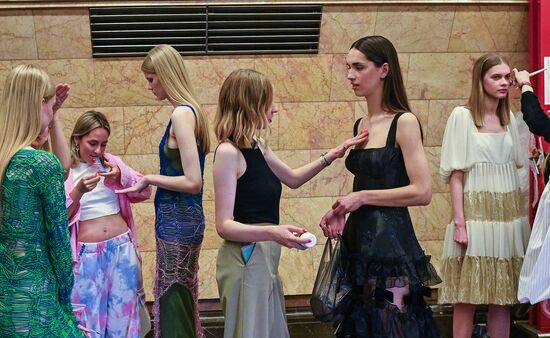 Russia Moscow Fashion Week Metro
