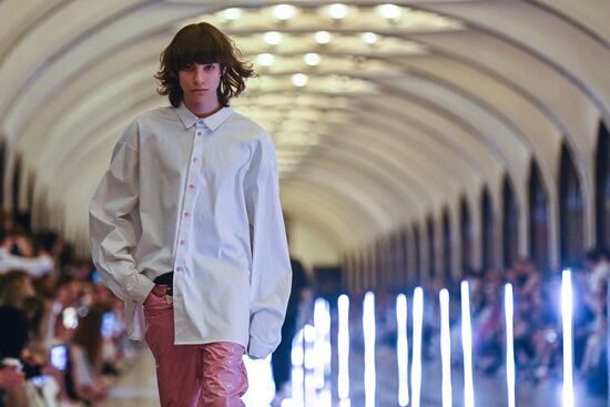 Russia Moscow Fashion Week Metro