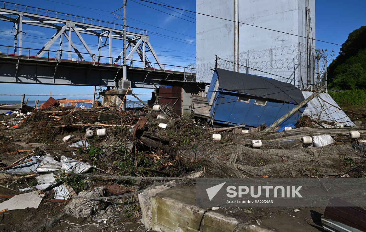 Russia Storm Aftermath