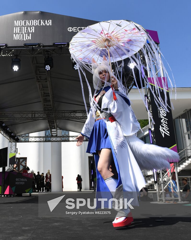 Russia Moscow Fashion Week Cosplay