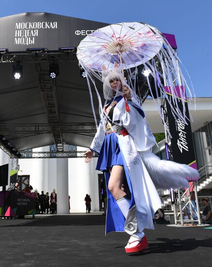 Russia Moscow Fashion Week Cosplay