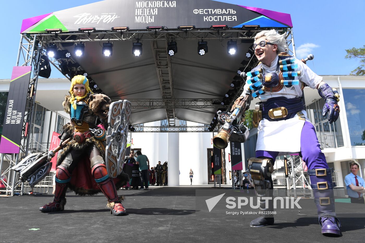Russia Moscow Fashion Week Cosplay
