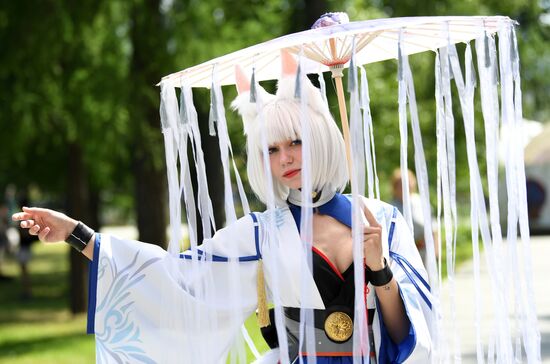 Russia Moscow Fashion Week Cosplay