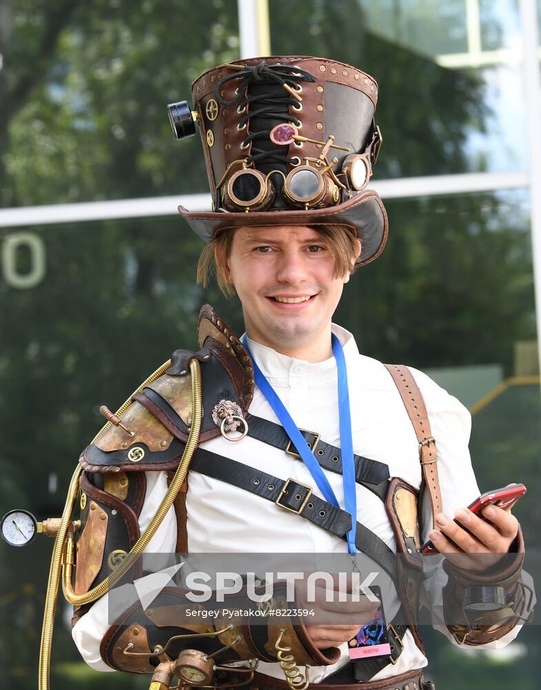 Russia Moscow Fashion Week Cosplay