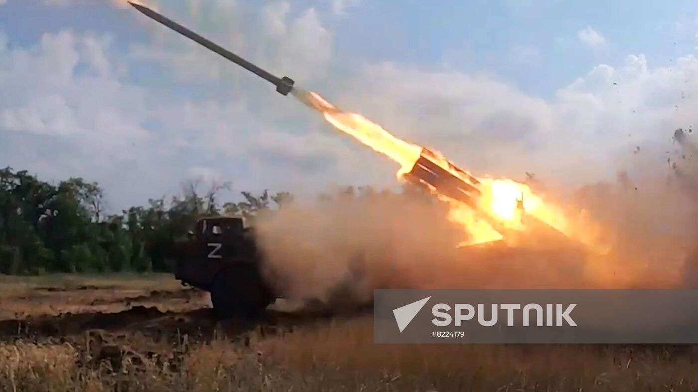 Ukraine Russia Military Operation Rocket Launcher