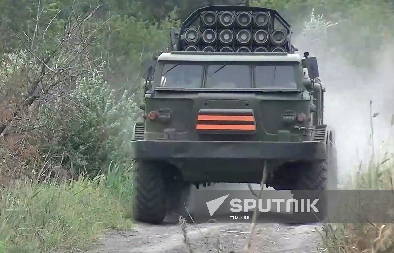 Ukraine Russia Military Operation Rocket Launcher
