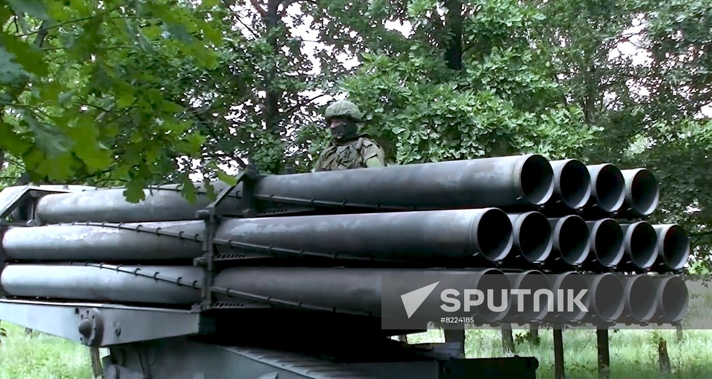Ukraine Russia Military Operation Rocket Launcher