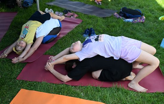 Russia Yoga Day