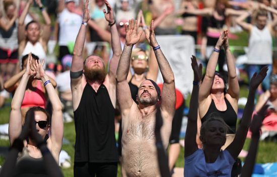 Russia Yoga Day