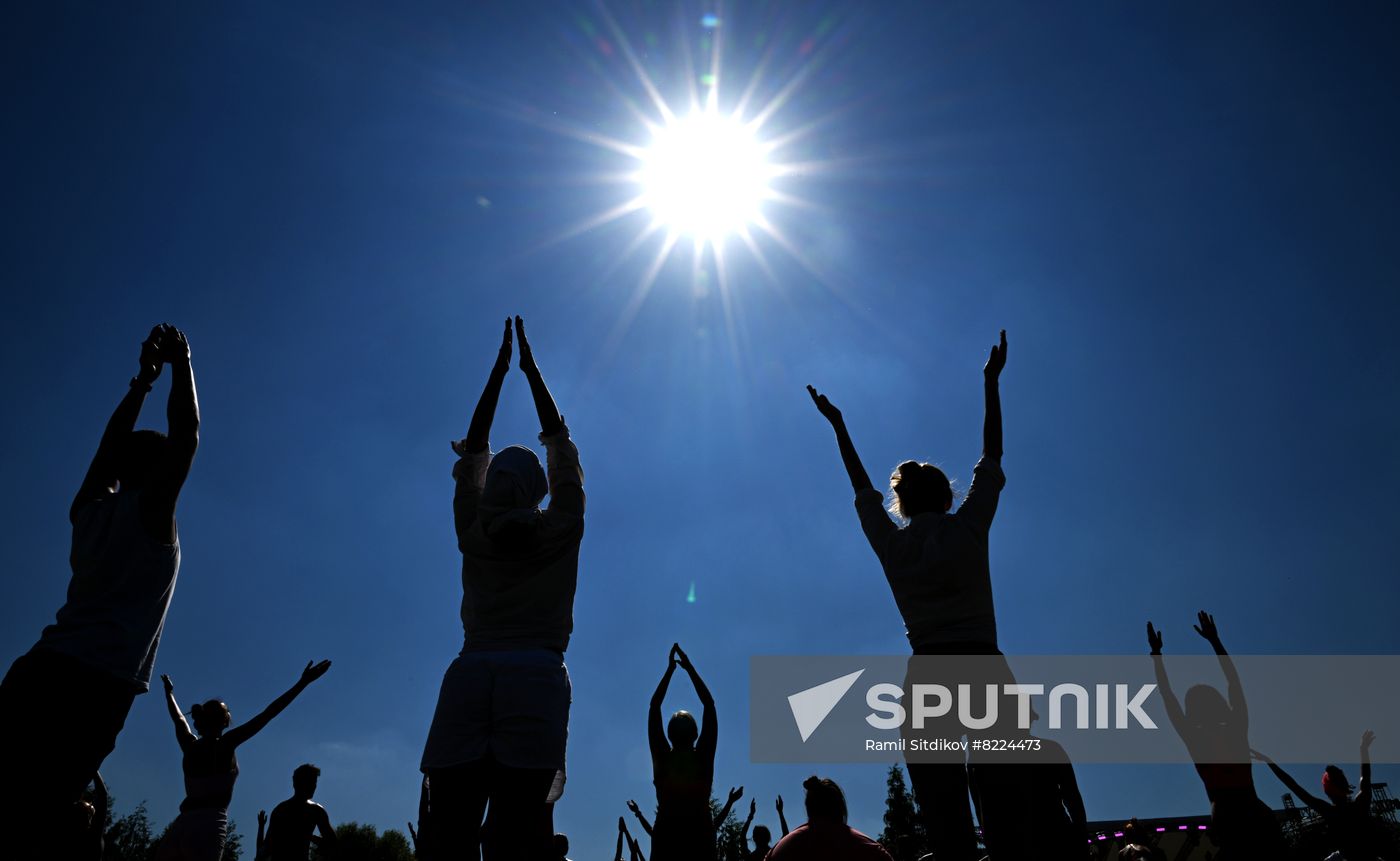 Russia Yoga Day
