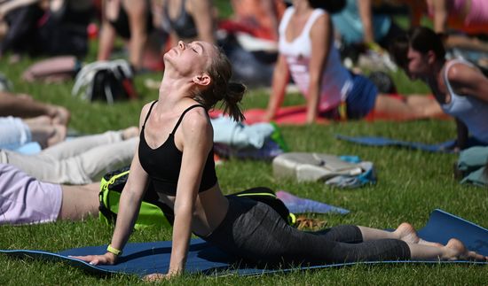 Russia Yoga Day