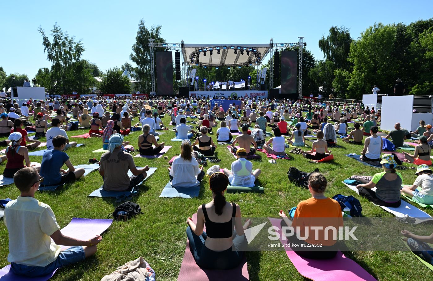Russia Yoga Day