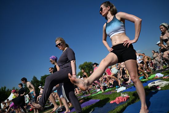 Russia Yoga Day