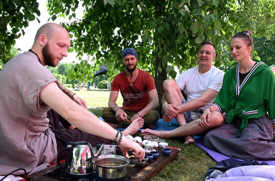 Russia Yoga Day