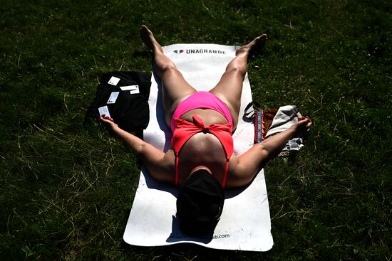 Russia Yoga Day