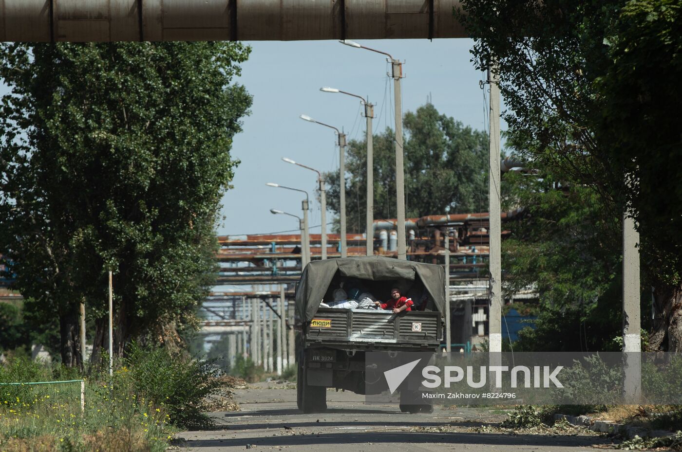 LPR Russia Ukraine Military Operation Evacuation