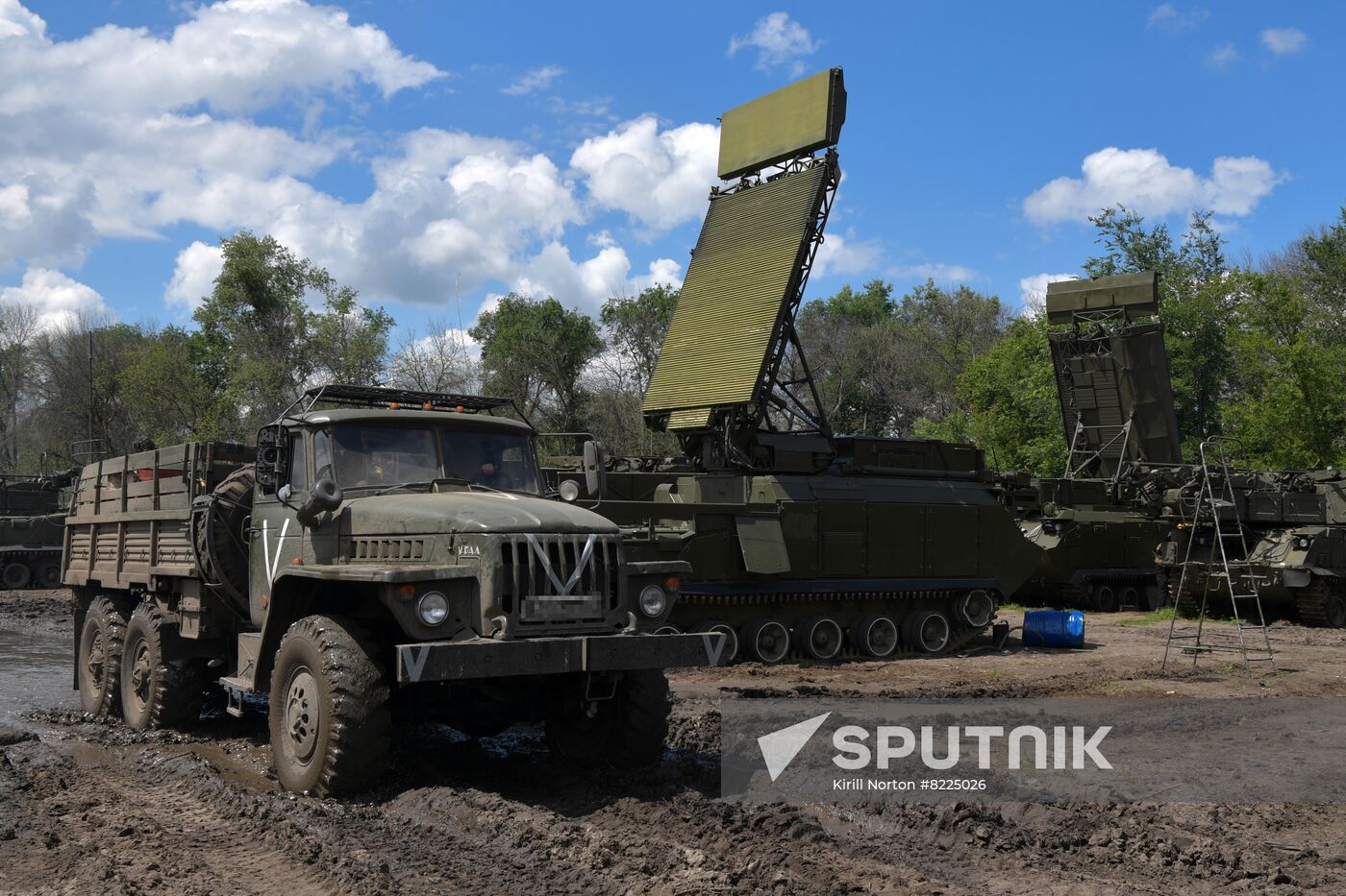 Ukraine Russia Military Operation Repair Unit
