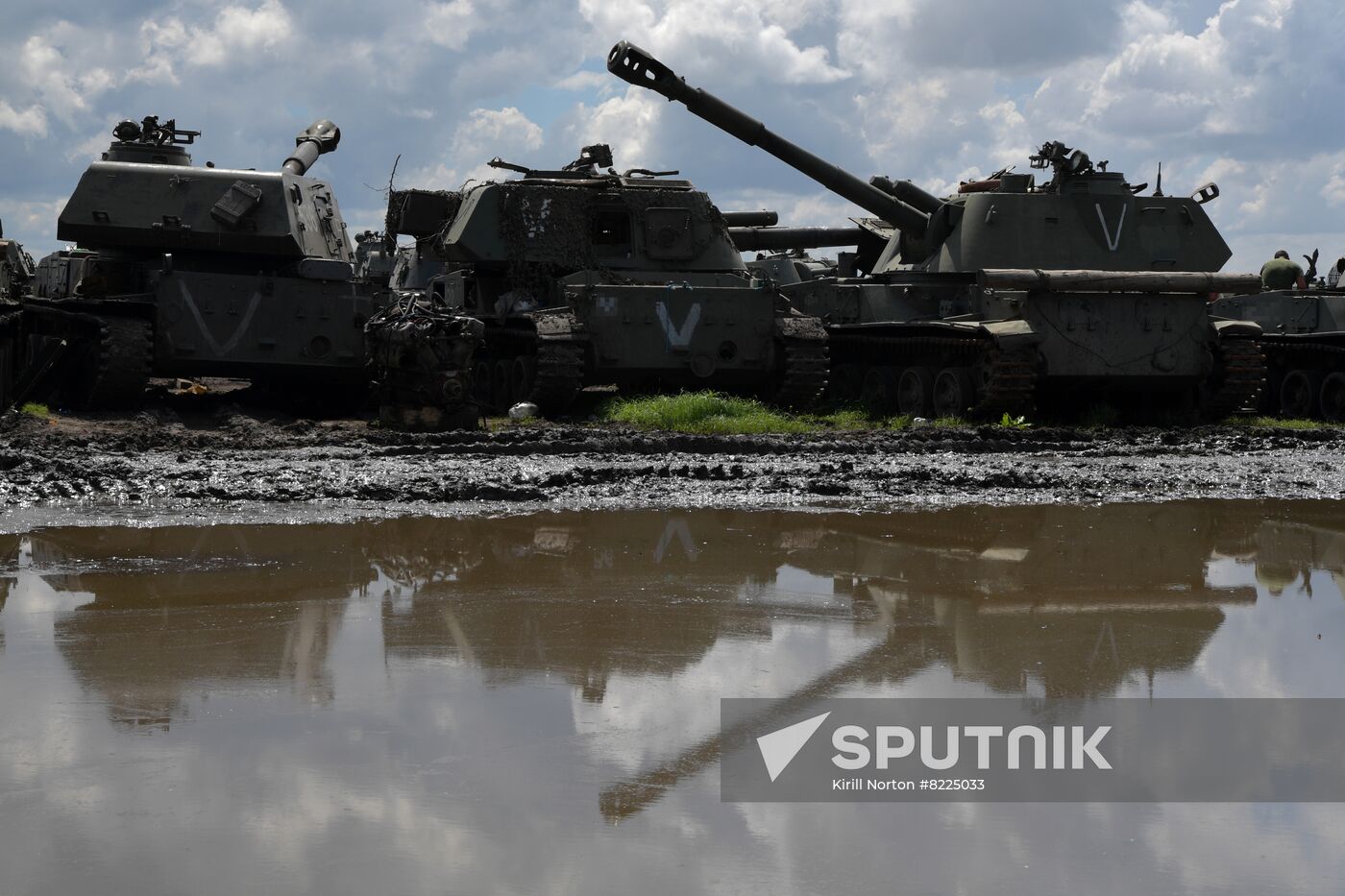 Ukraine Russia Military Operation Repair Unit