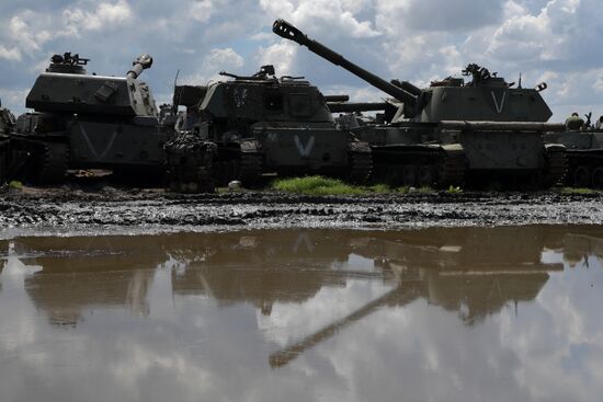 Ukraine Russia Military Operation Repair Unit