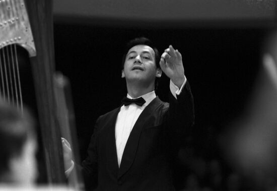 Moscow Virtuosi chamber orchestra performs concerts in USSR