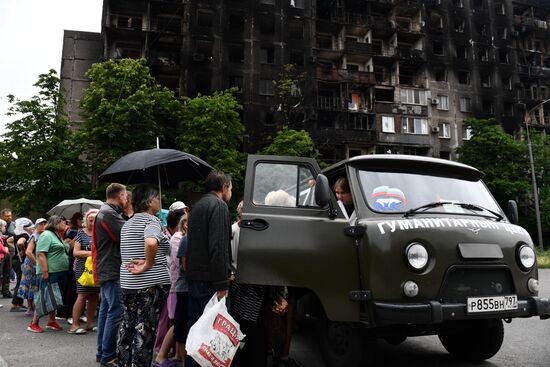 DPR Russia Ukraine Military Operation Humanitarian Aid