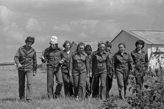 Ryazan student brigade during work semester