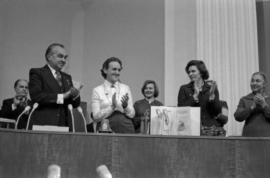 President of the Women's International Democratic Federation Freda Brown