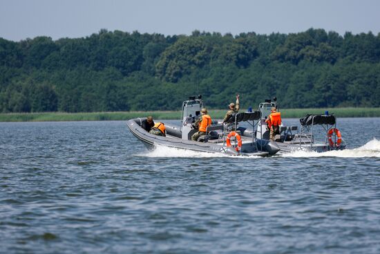 Russia Navy Baltic Fleet Drills
