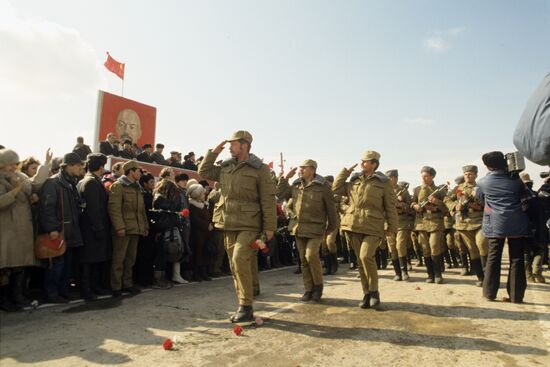 Withdrawal of Soviet troops from Afghanistan