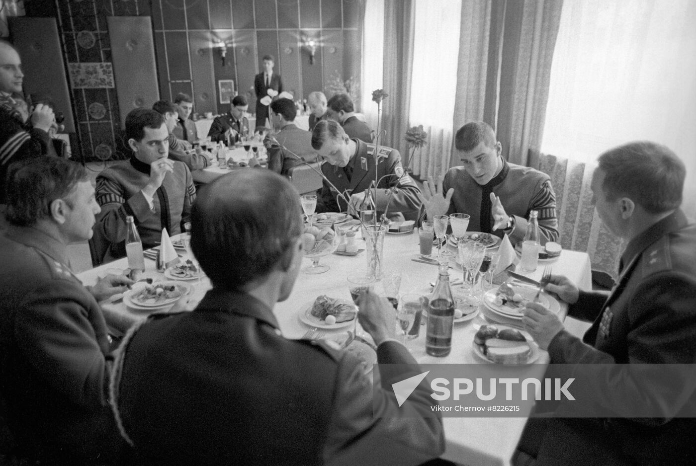 US Military Academy lieutenant cadets in Moscow