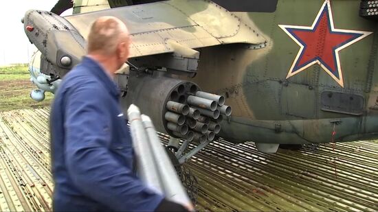 Ukraine Russia Military Operation Attack Helicopters