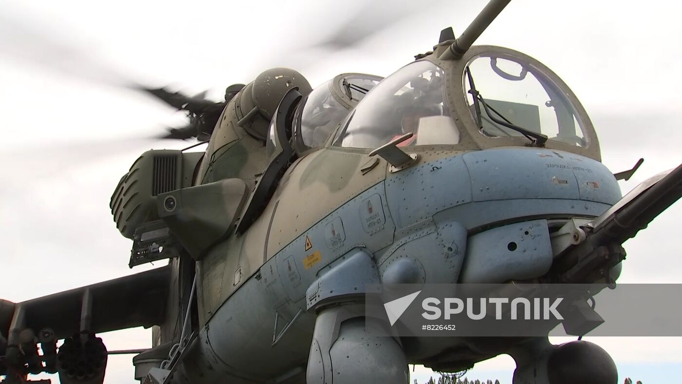 Ukraine Russia Military Operation Attack Helicopters