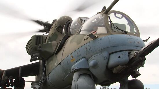Ukraine Russia Military Operation Attack Helicopters