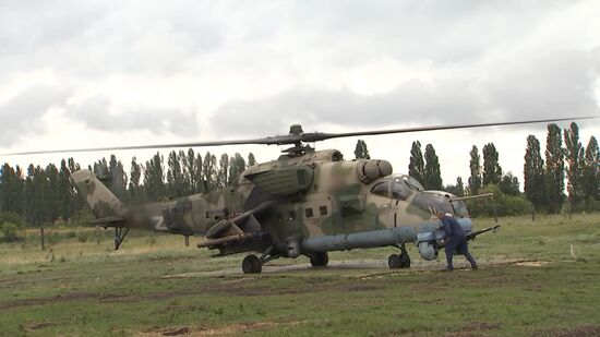 Ukraine Russia Military Operation Attack Helicopters