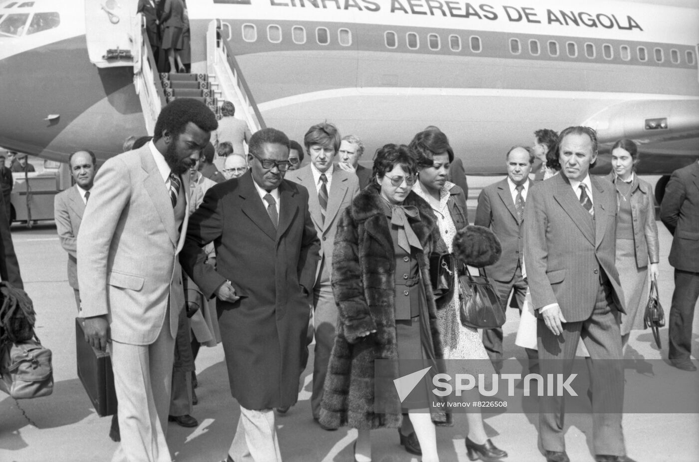 President of Angola Antonio Agostinho Neto's visit to Moscow