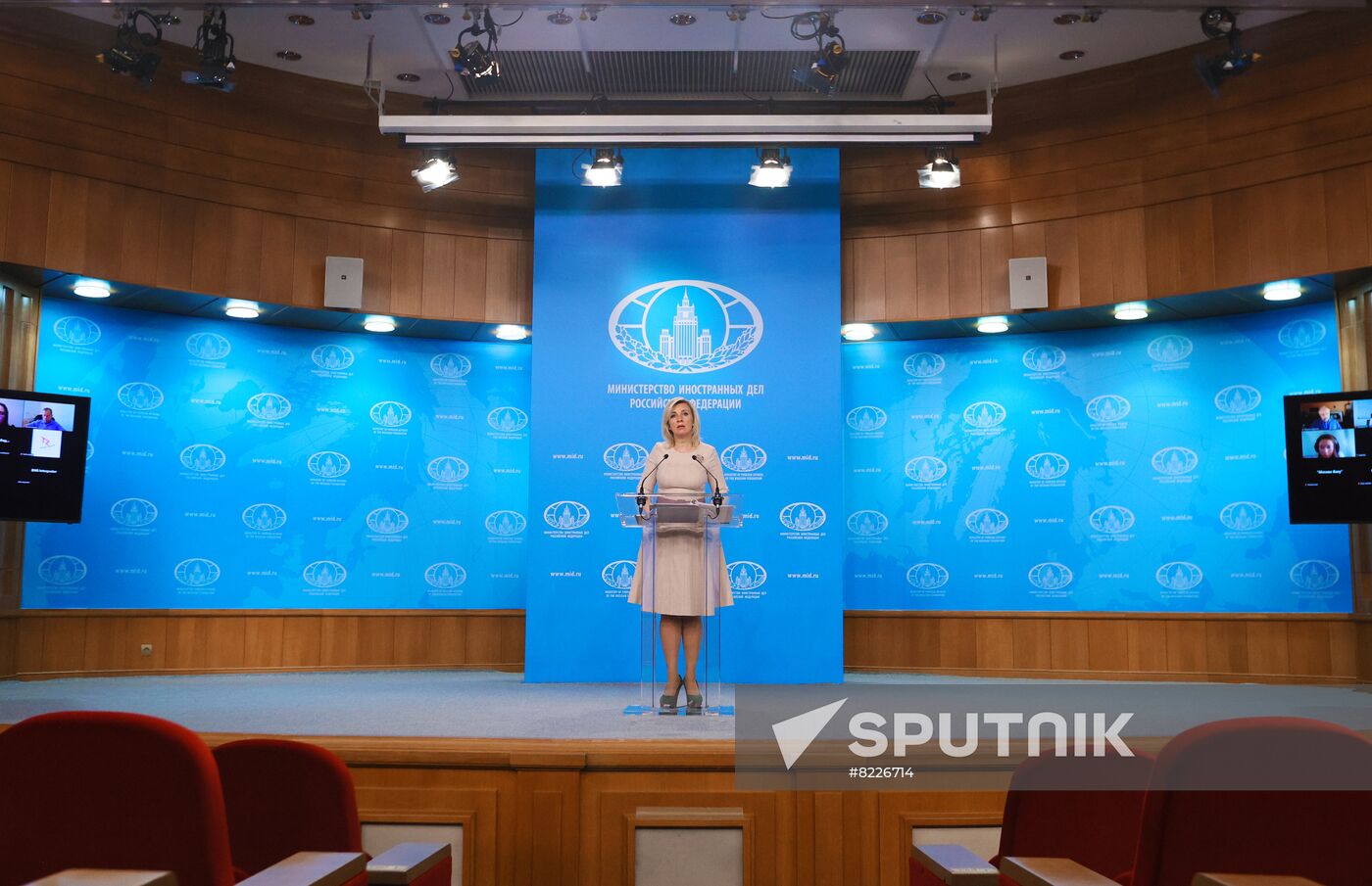 Russia Zakharova Briefing