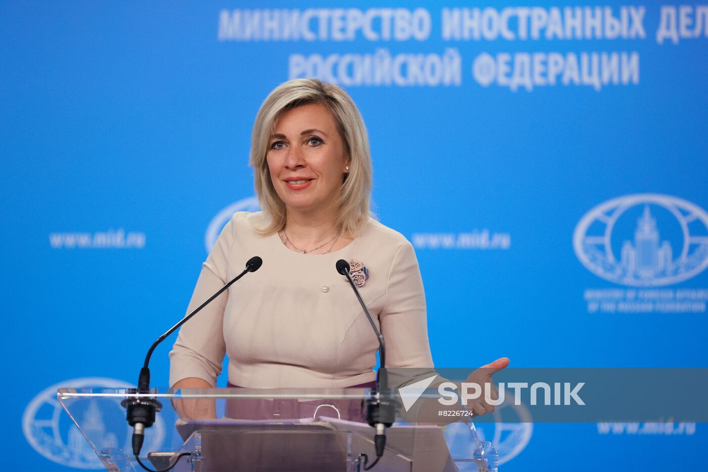 Russia Zakharova Briefing