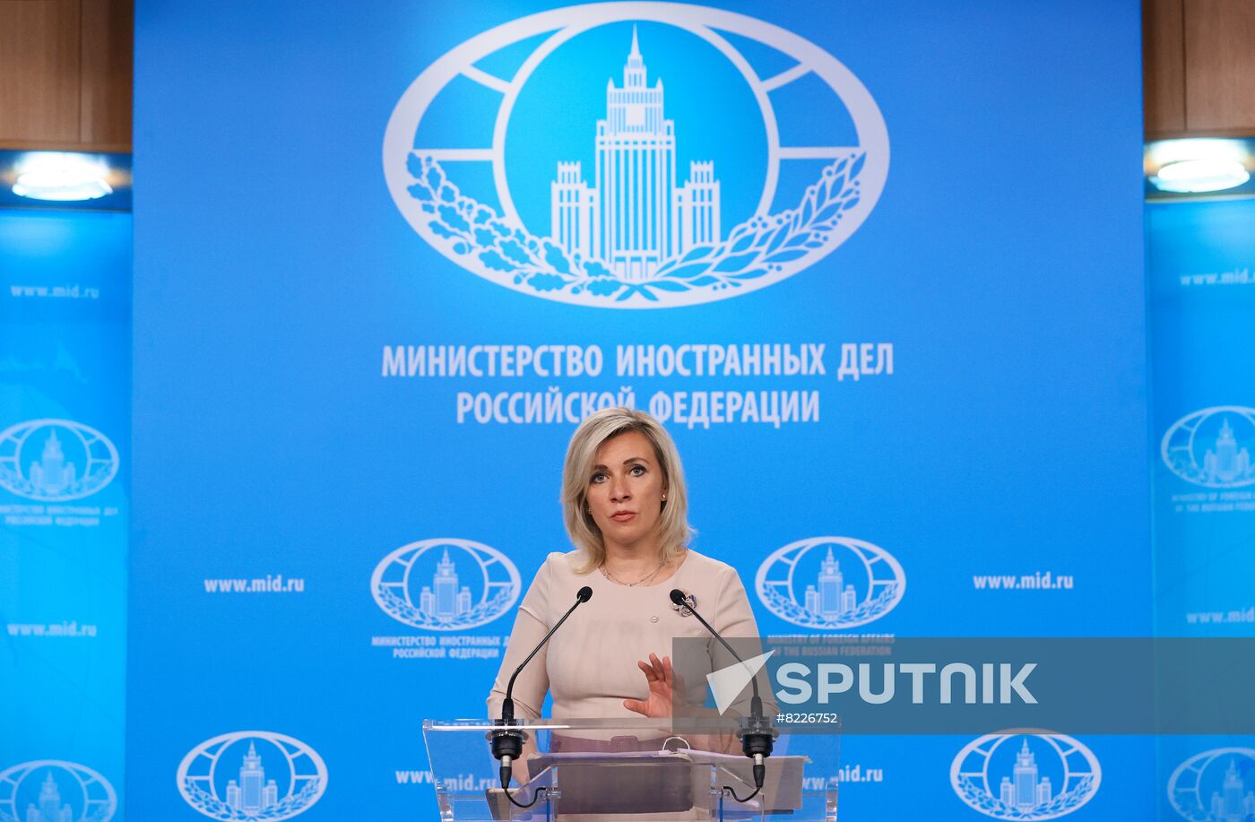 Russia Zakharova Briefing