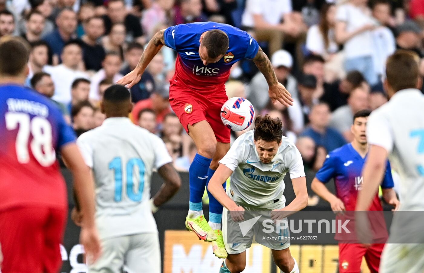 Russia Soccer PARI Premier Cup CSKA - Zenit