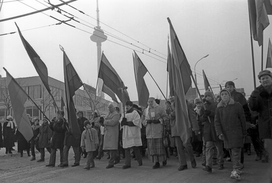 Events in Vilnius, Lithuania, February 1991