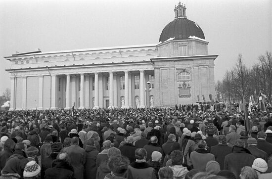 Events in Vilnius, Lithuania, February 1991
