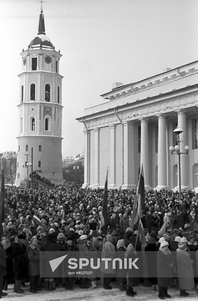 Events in Vilnius, Lithuania, February 1991