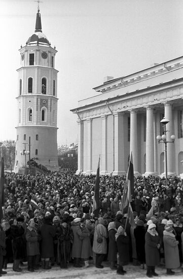 Events in Vilnius, Lithuania, February 1991