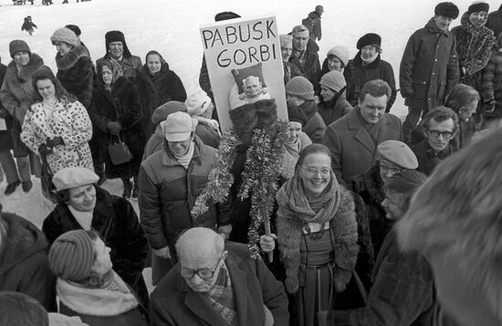 Events in Vilnius, Lithuania, February 1991